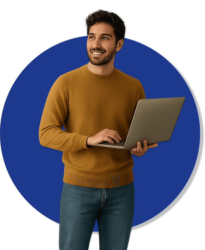 Ilustração da home page
